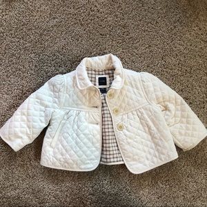 Baby Gap quilted barn jacket 6-12